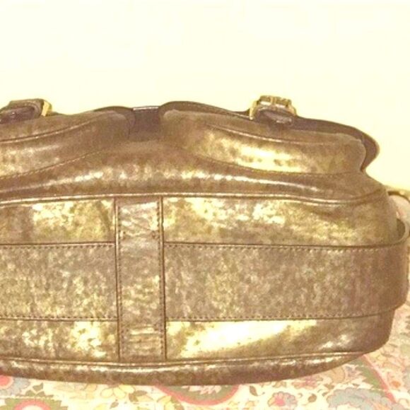 Ralph Lauren  Spring  2015 Collection Gold Luster Vachetta Hunting Messenger Bag - Picture 12 of 16